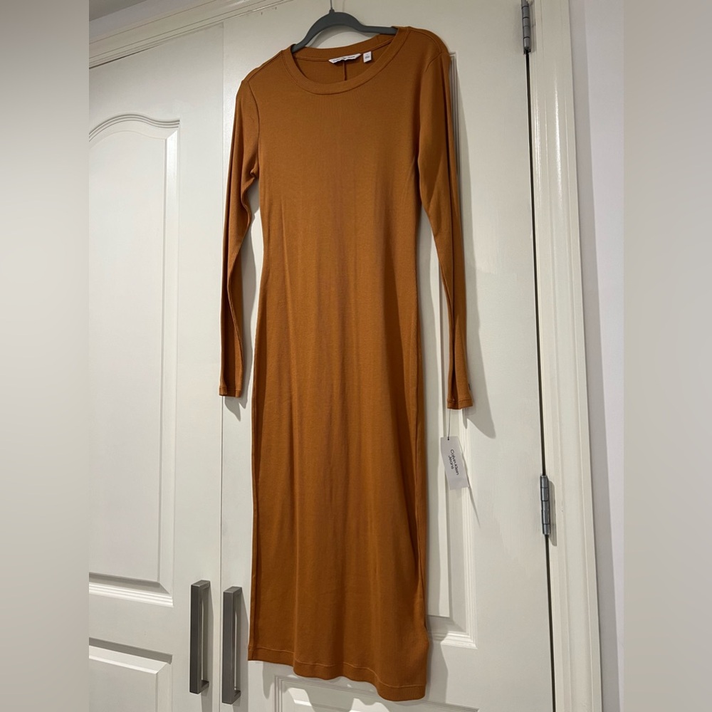 Calvin Klein dress size M Brown Brand New